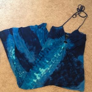 White House Black Market Keyhole Halter Dress